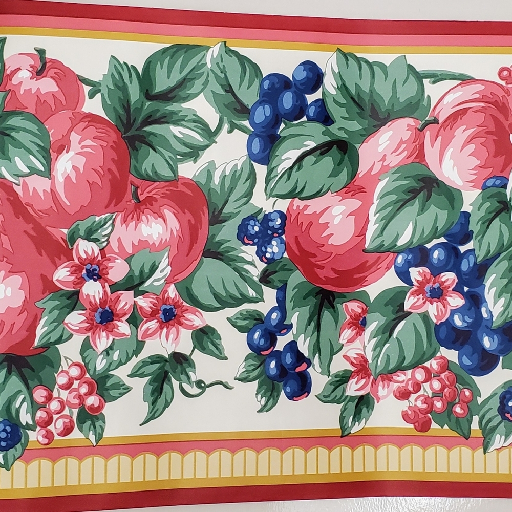WAVERLY Botanical Print Wallpaper Border Four Rolls
